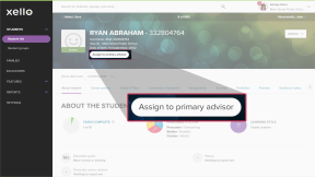 Student list in Xello open. Assign to Educator button highlighted